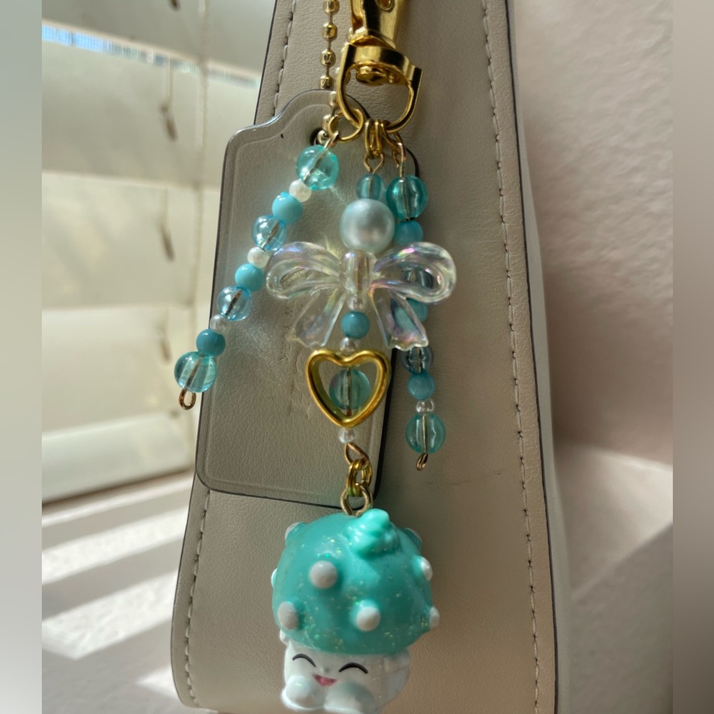 Shopkins mushroom Charm Bag Accessory